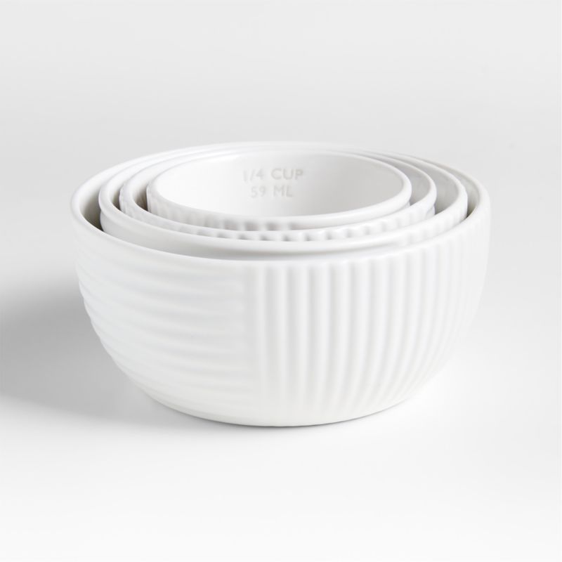 Hanno White Ceramic Measuring Cups Crate and Barrel Philippines