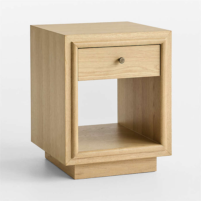 Hastings 18" Rye Wood Narrow Nightstand