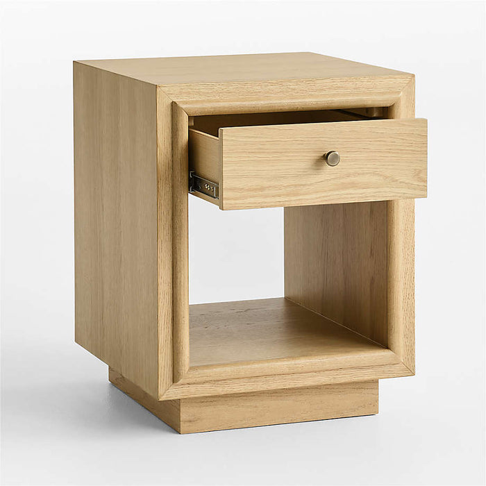 Hastings 18" Rye Wood Narrow Nightstand