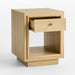 Hastings 18" Rye Wood Narrow Nightstand