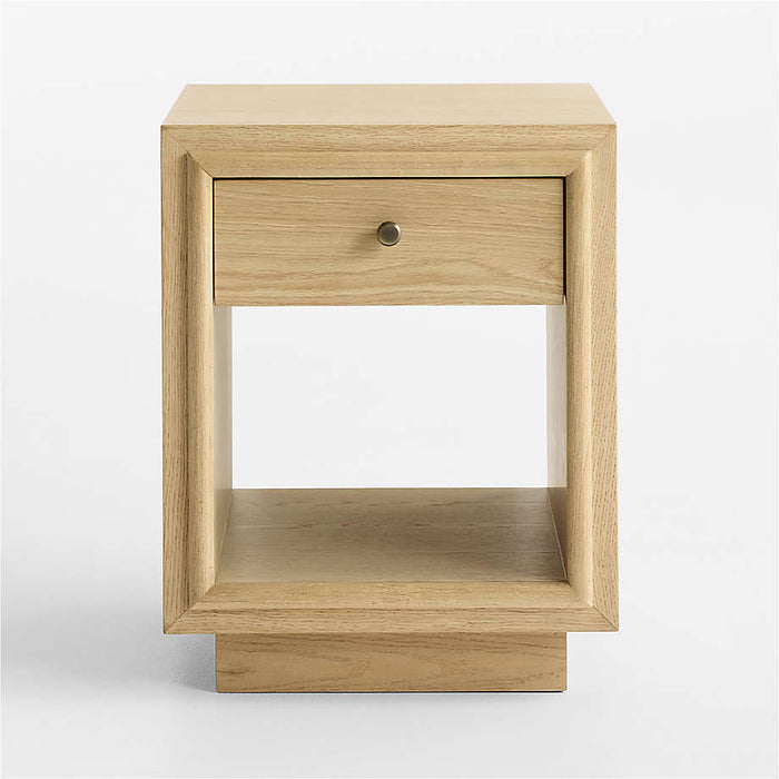 Hastings 18" Rye Wood Narrow Nightstand
