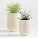 Havana White Footed Indoor/Outdoor Planter 12"x16"