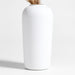 Haven White Cement Vase