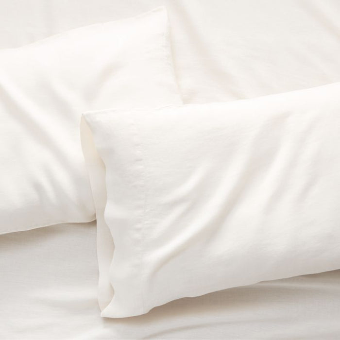 Aire Natural Hemp King Pillowcases, Set of 2