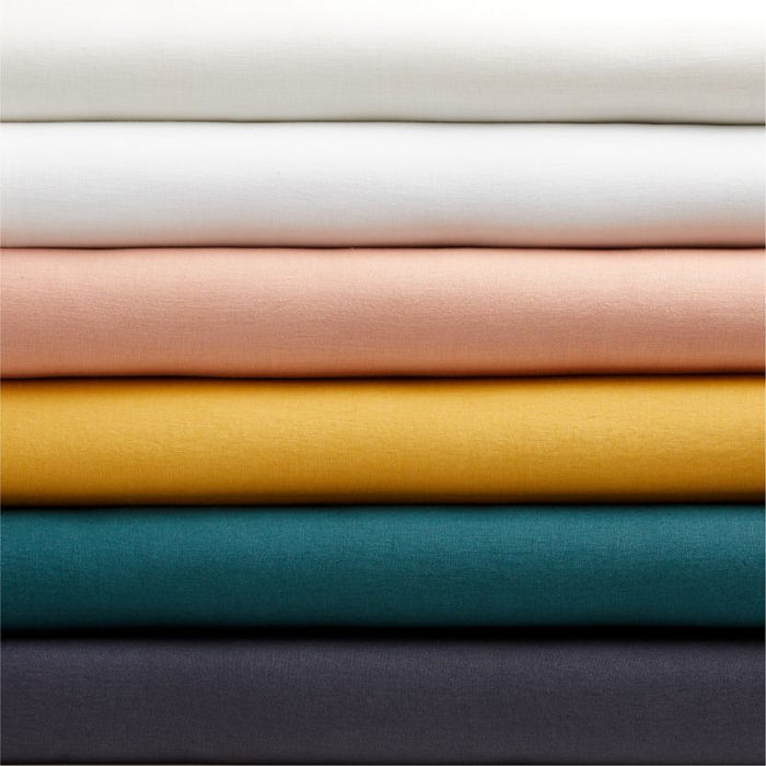 New Natural Hemp Terracotta Full/Queen Duvet Cover