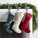 Velvet Heritage Ivory Christmas Stocking