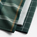 Holiday Green Plaid and Stripe Organic Cotton Dish Towel, Set of 3