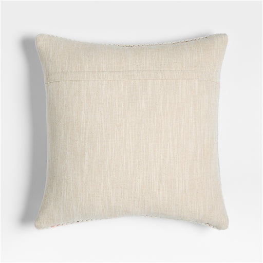 Holly Kilim 20"x20" Arctic Ivory Multi Throw Pillow Cover