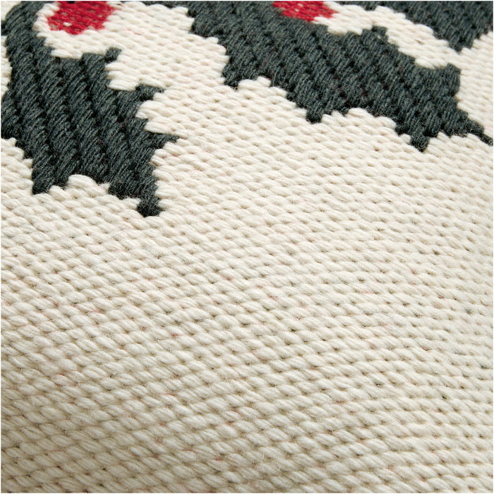 Holly Kilim 20"x20" Arctic Ivory Multi Throw Pillow Cover