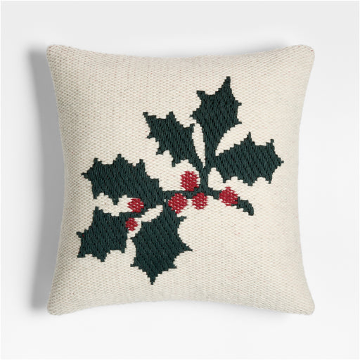 Holly Kilim 20"x20" Arctic Ivory Multi Throw Pillow Cover