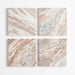 Homage Marble and White Oak 20" Side Table