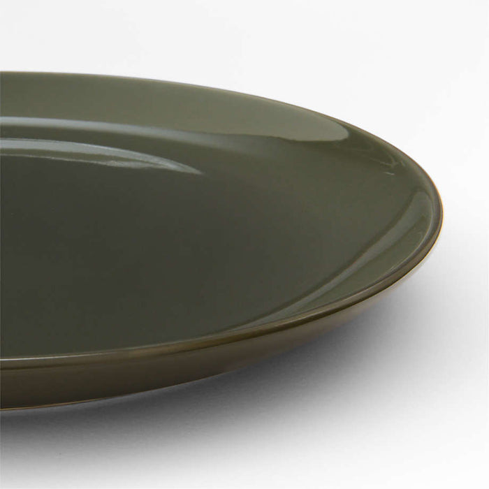 Hudson Burnt Green Stoneware Dinner Plate