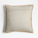 Hyde Woven Suede 20"x20" Camel Tan Throw Pillow Cover