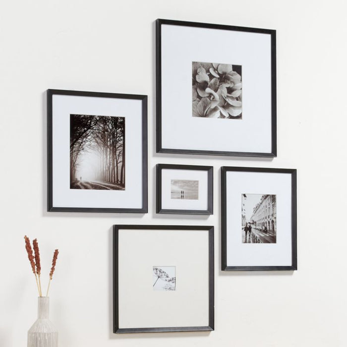 Icon Wood 5x5 Black Picture Frame