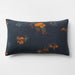 EUROPEAN FLAX -Certified Linen Impressionist Floral Midnight Navy Blue King Pillow Sham Cover
