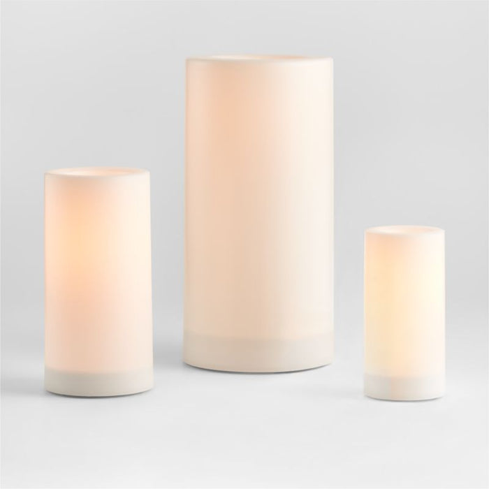 Indoor/Outdoor 3"x6" Pillar Candle with Timer