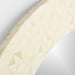 Intarsia Off-White Bone & Resin Round Wall Mirror