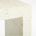 Intarsia Rectangular Off-White Mosaic Resin 72" Console Table