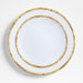 Abbott White and Bamboo Outdoor Melamine Dinner Plate by Jake Arnold