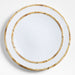 Abbott Round White and Bamboo Outdoor Melamine Platter by Jake Arnold