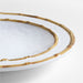 Abbott White and Bamboo Outdoor Melamine Salad Plate by Jake Arnold
