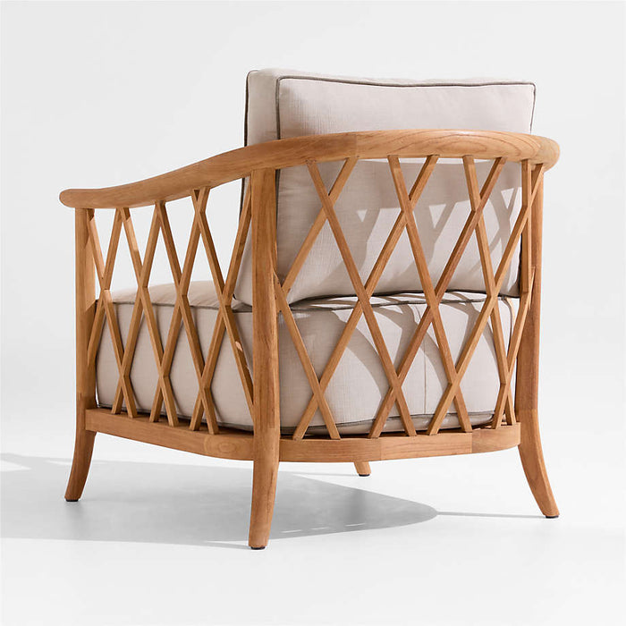 The Hartford Wood Outdoor Lounge Chair by Jake Arnold