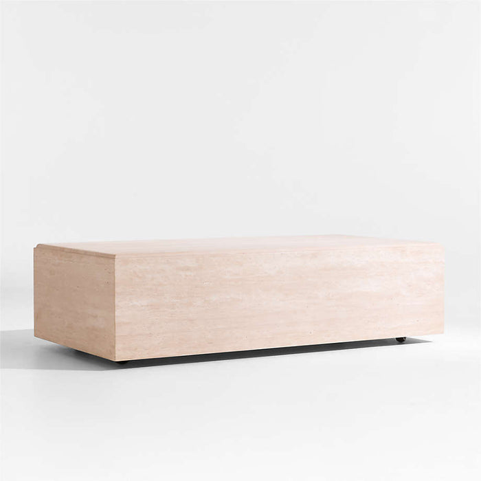 The Parker Stone 54" Outdoor Coffee Table by Jake Arnold