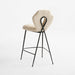 Neue Keyhole Metal Counter Stool by Jeremiah Brent