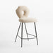Neue Keyhole Metal Counter Stool by Jeremiah Brent