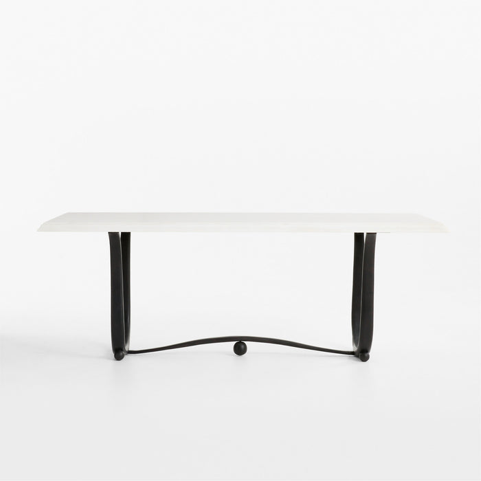 Solara 84" Marble Dining Table by Jeremiah Brent