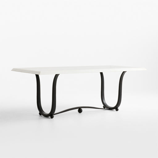 Solara 84" Marble Dining Table by Jeremiah Brent