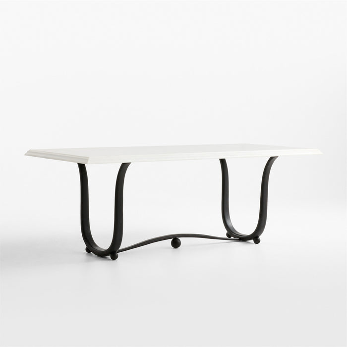 Solara 84" Marble Dining Table by Jeremiah Brent