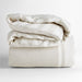 Jackie Reversible Stripe Linen Natural Full/Queen Duvet by Leanne Ford