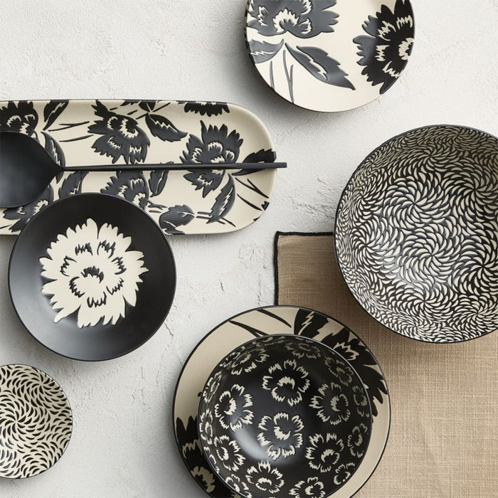 Jardin Stoneware Medium Serving Bowl