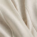 Organic S/M Cotton Jersey Heathered Ivory Bath Robe