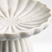 Jolie Low Wide Marble Pedestal 7.5"
