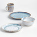Julo Blue and White Dinner Plate