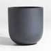 Junio Large Round Dark Grey Planter 22.25"