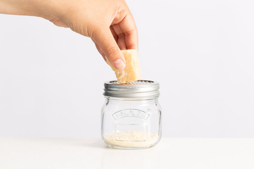Kilner 0.25-Liter Storage Jar & Fine Grater Lid