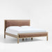 Keane Weathered Natural Wood and Leather King Bed