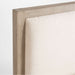 Keane Weathered Natural Wood Upholstered Queen Bed