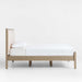 Keane Weathered Natural Wood Upholstered King Bed