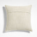 Snowflake Kilim 20"x20" Camel Tan and Arctic Ivory Throw Pillow Cover