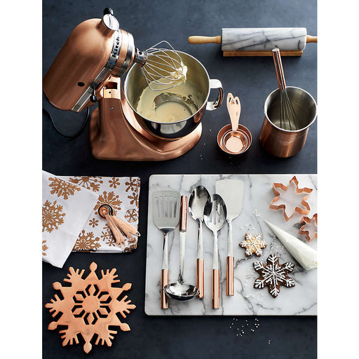 Copper Measuring Spoons, Set of 4