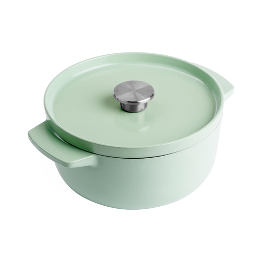 KitchenAid Cast Iron Casserole 22cm Pistachio