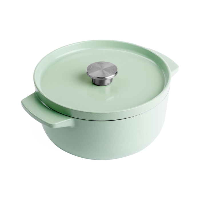 KitchenAid Cast Iron Casserole 22cm Pistachio