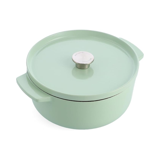 KitchenAid Cast Iron Casserole 26cm Pistachio