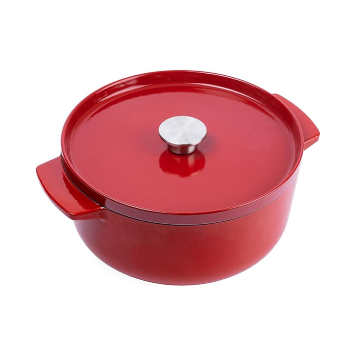 KitchenAid Cast Iron Casserole 26cm Empire Red