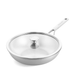 KitchenAid Multi-Ply Stainless Steel Covered Wok 28cm / 3.57L Uncoated