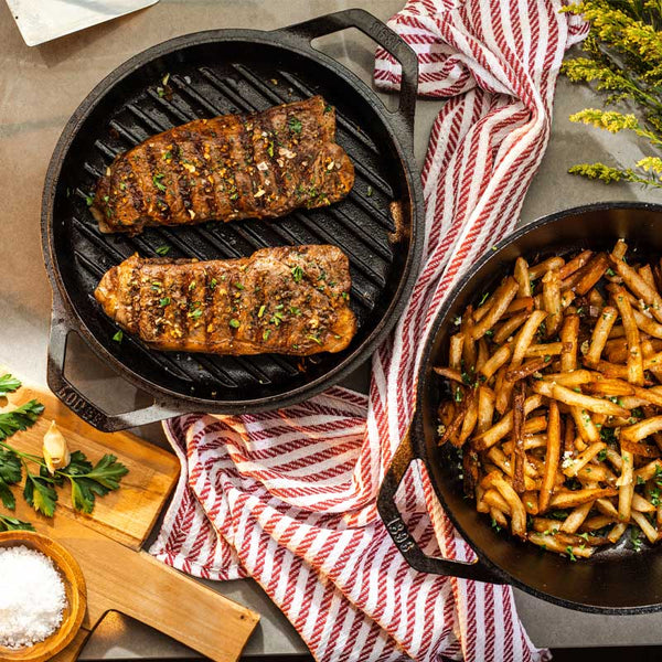 Lodge Chef Collection 6 Quart Season Cast Iron Double Dutch